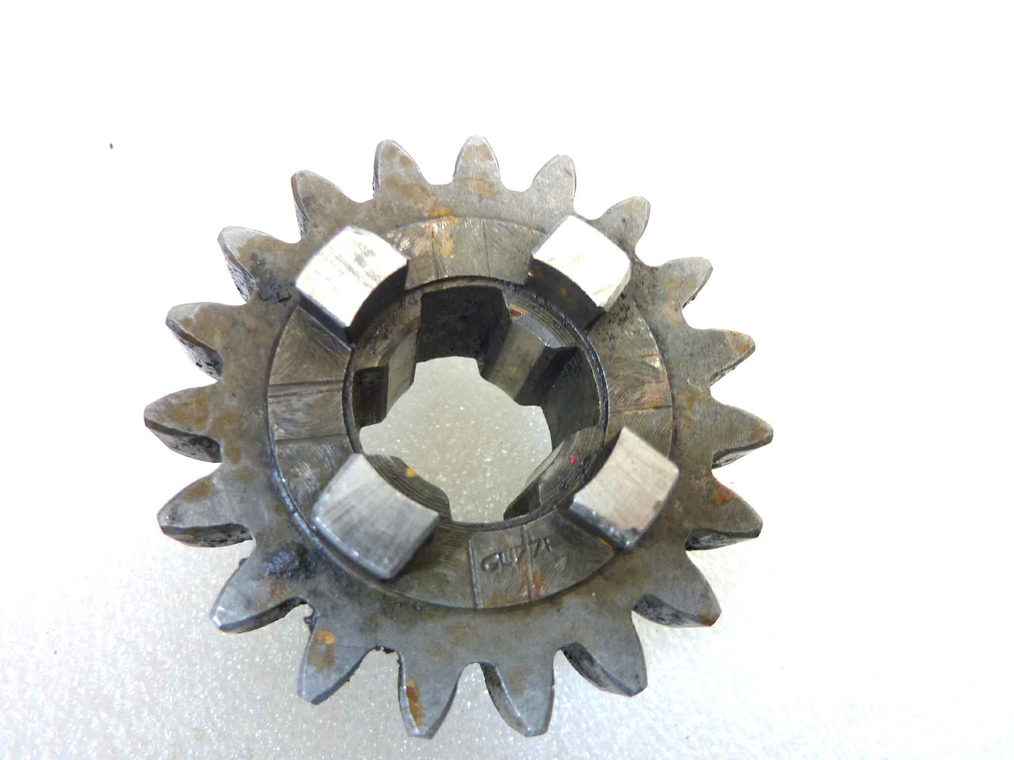 Ingranaggio scorrevole cambio Guzzi Stornello 19 denti diam est 5,2 mm - immagine 5