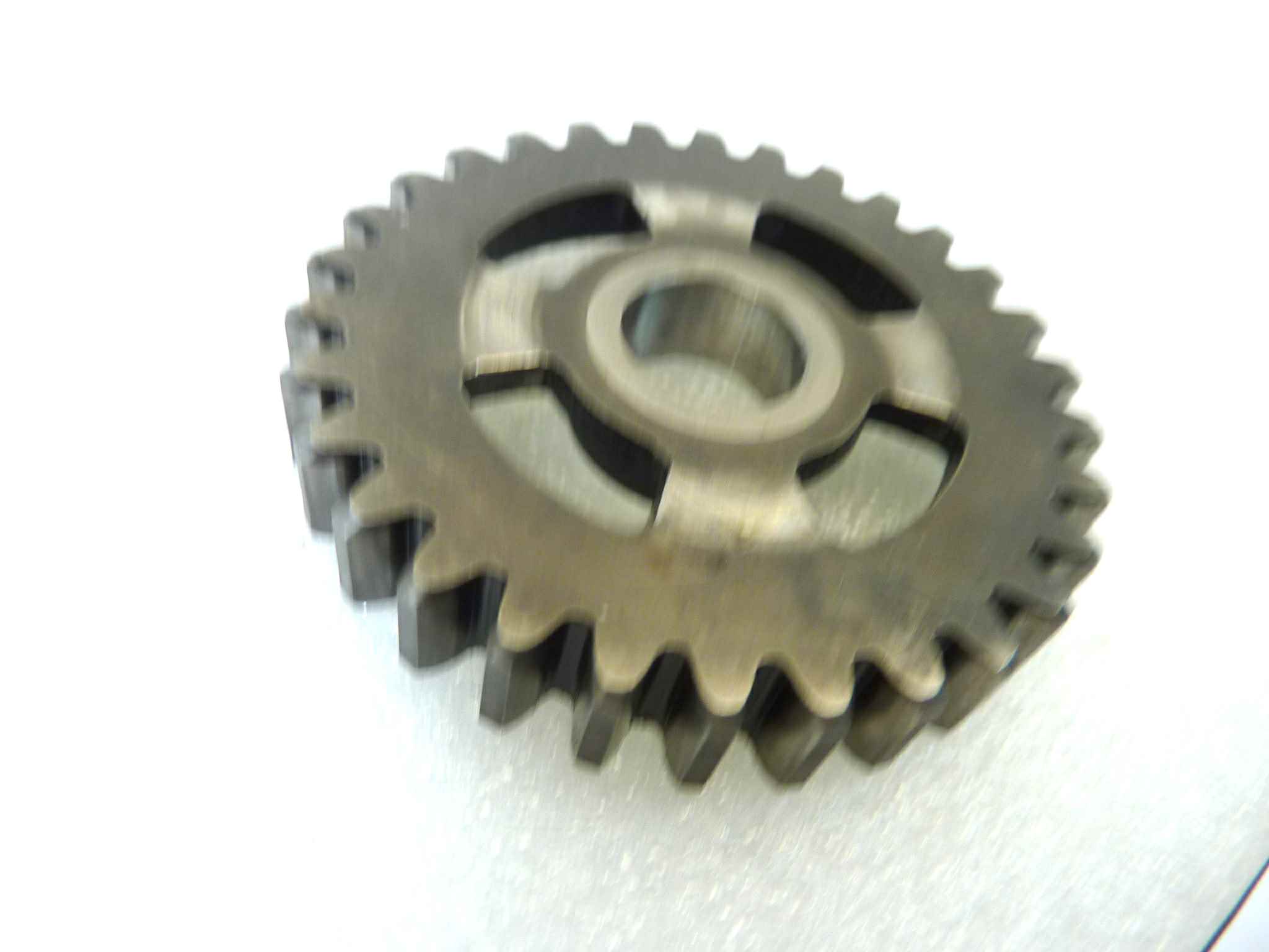 Ingranaggio cambio Guzzi Stornello 125 30 denti diam 63 mm spessore 10 mm - immagine 2