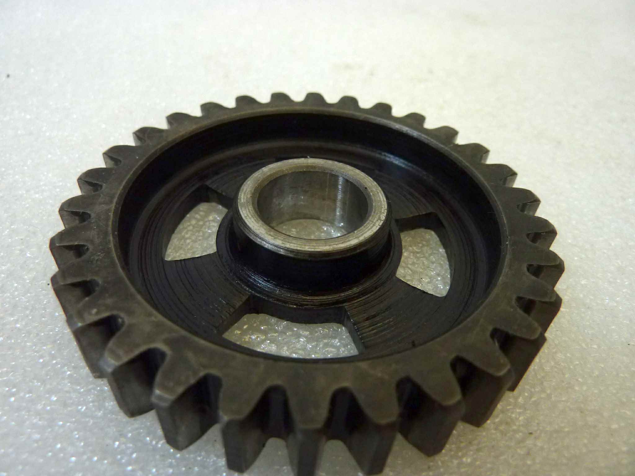 Ingranaggio cambio Guzzi Stornello 125 30 denti diam 63 mm spessore 10 mm - immagine 5