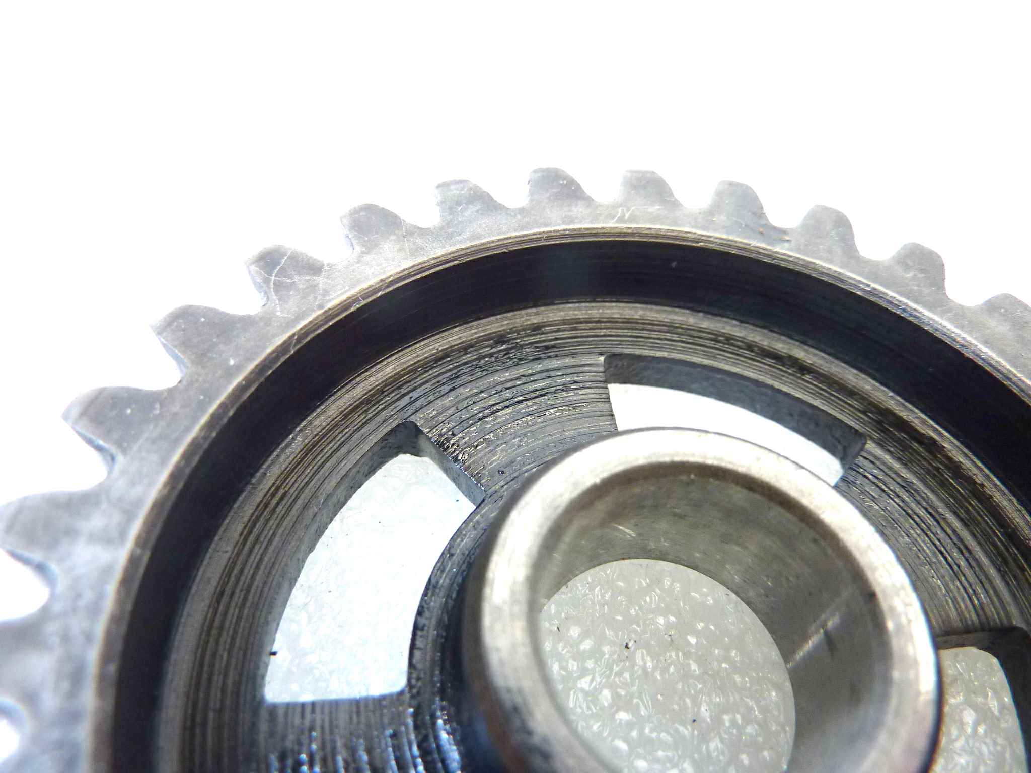 Ingranaggio cambio Guzzi Stornello 125 30 denti diam 63 mm spessore 10 mm - immagine 6