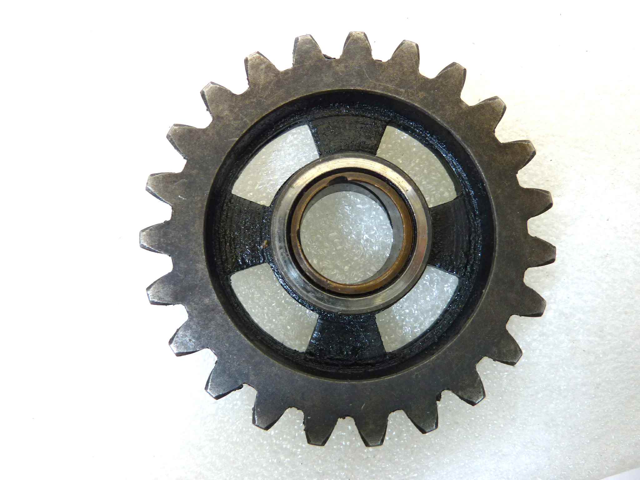 Ingranaggio cambio Guzzi Stornello 125 23 denti diam est 56 mm spessore 4,3 mm - immagine 3