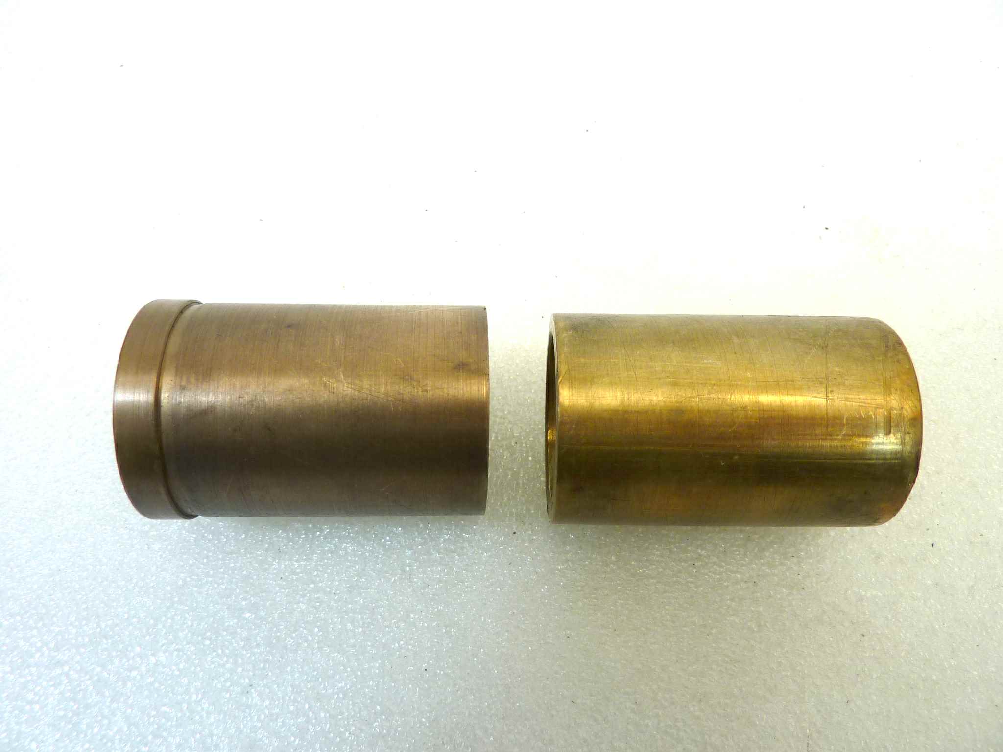 Coppia boccole ottone Guzzi Stornello 125 160 inferiore bracci forza 91112547 e superiore gambali cod 91122647 - immagine 5