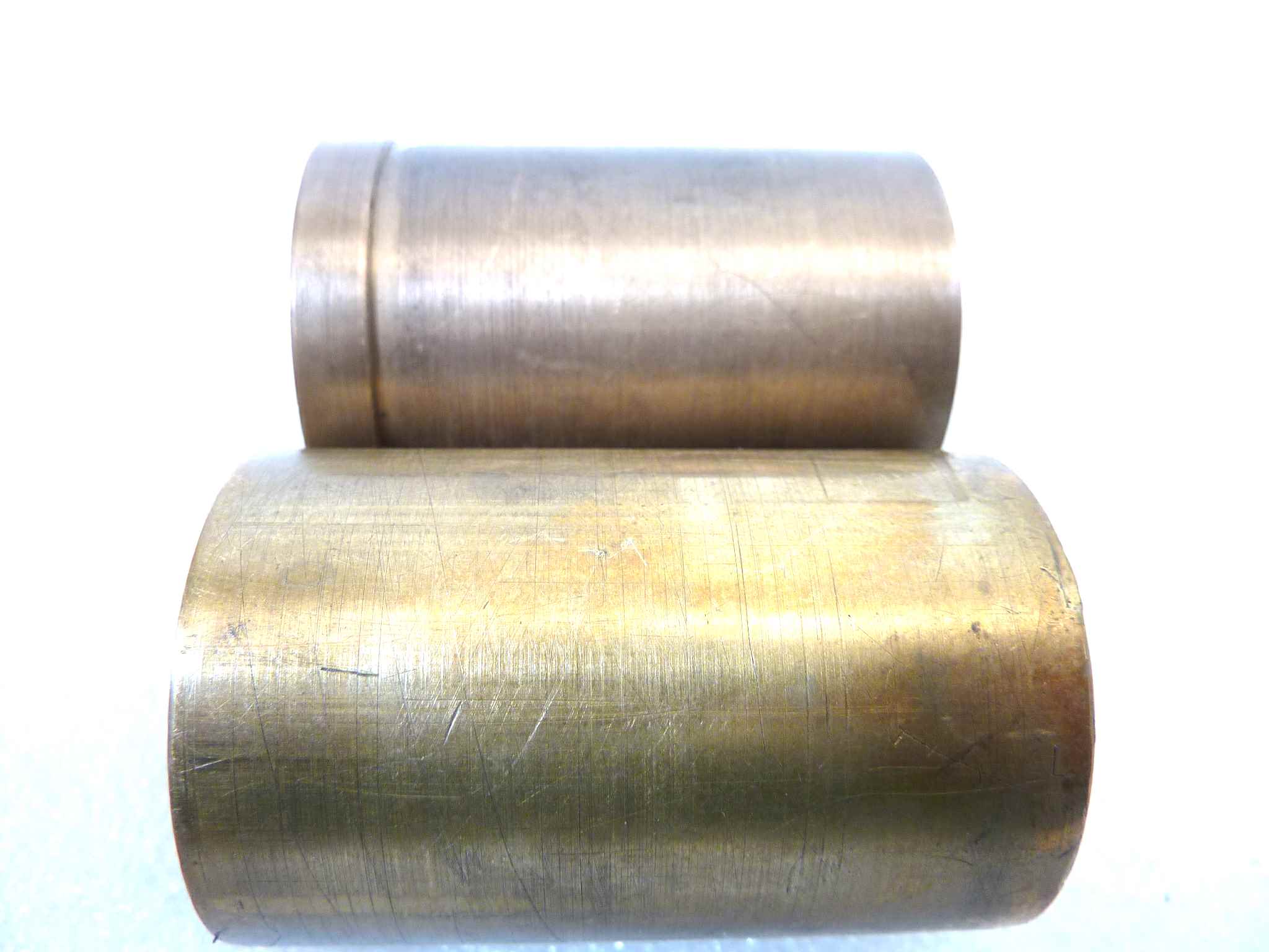 Coppia boccole ottone Guzzi Stornello 125 160 inferiore bracci forza 91112547 e superiore gambali cod 91122647 - immagine 7