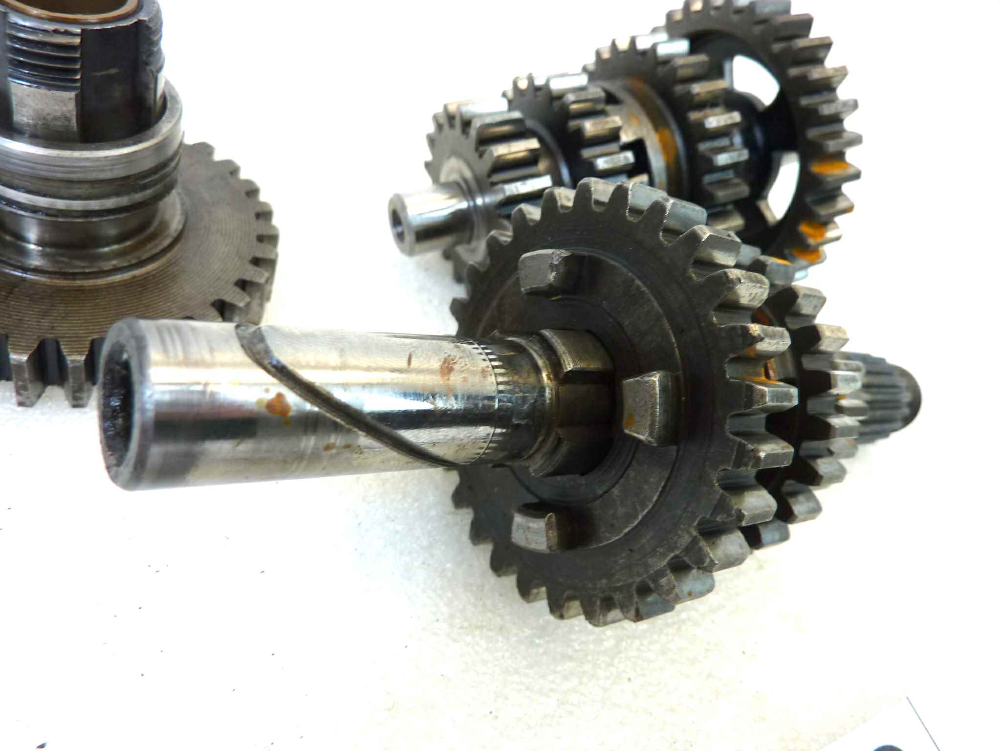 Cambio completo Guzzi Stornello 125 4V presa diretta 30 denti albero primario 17 23 27 denti albero secondario 31 25 21 18 denti - immagine 2