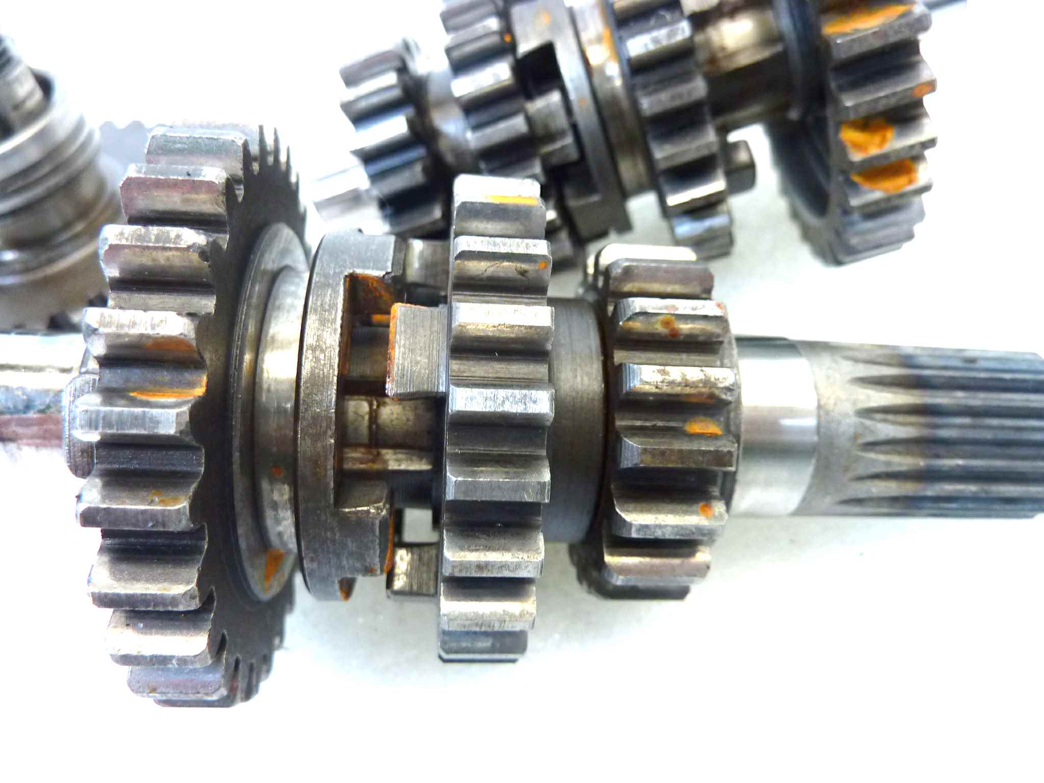 Cambio completo Guzzi Stornello 125 4V presa diretta 30 denti albero primario 17 23 27 denti albero secondario 31 25 21 18 denti - immagine 3