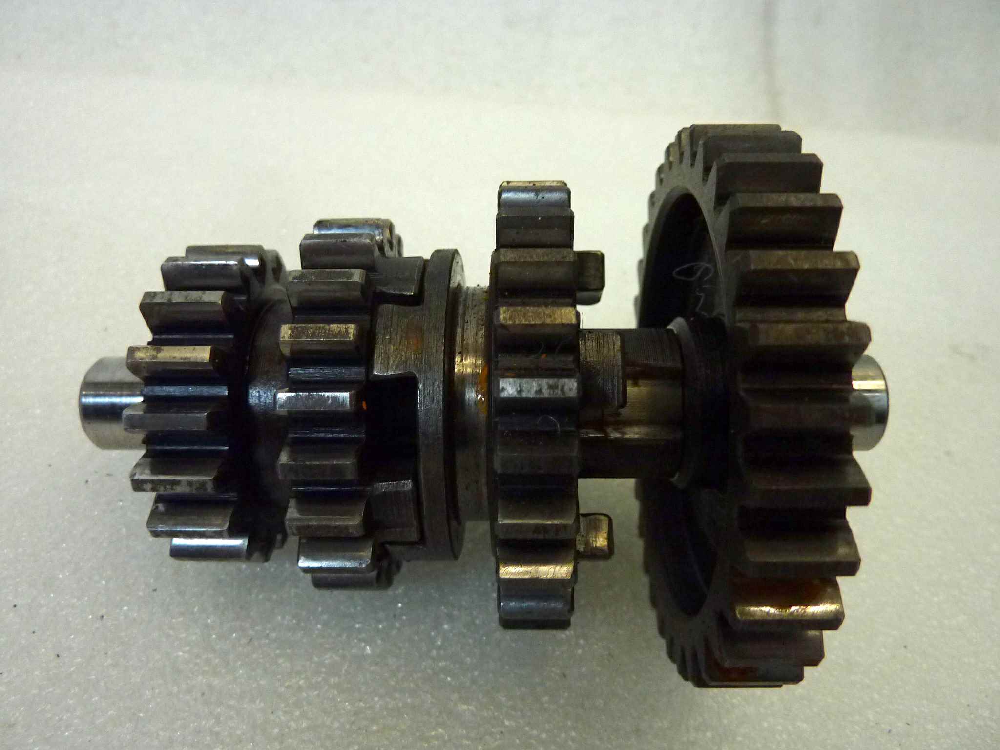 Cambio completo Guzzi Stornello 125 4V presa diretta 30 denti albero primario 17 23 27 denti albero secondario 31 25 21 18 denti - immagine 7