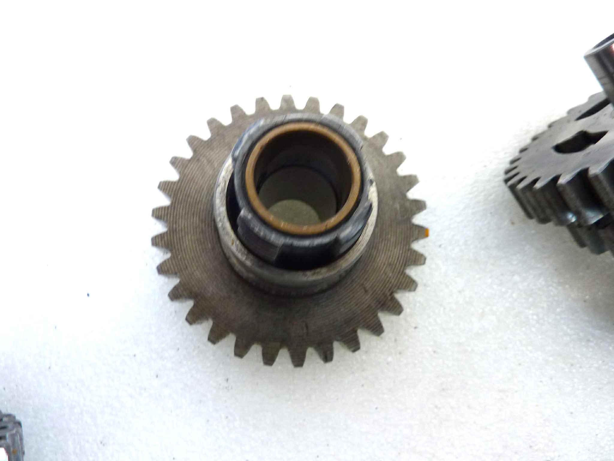 Cambio completo Guzzi Stornello 125 4V presa diretta 30 denti albero primario 17 23 27 denti albero secondario 31 25 21 18 denti - immagine 14