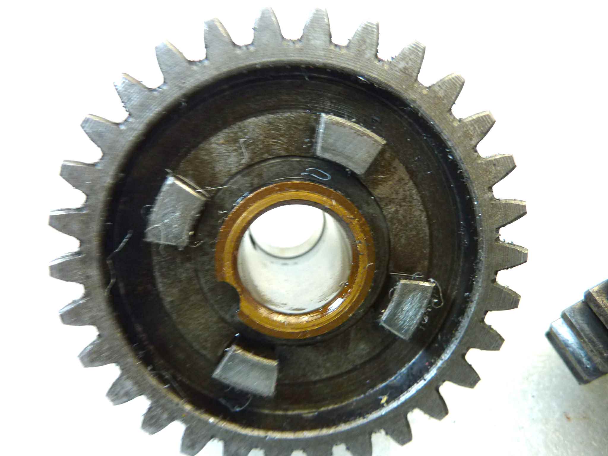 Cambio completo Guzzi Stornello 125 4V presa diretta 30 denti albero primario 17 23 27 denti albero secondario 31 25 21 18 denti - immagine 15