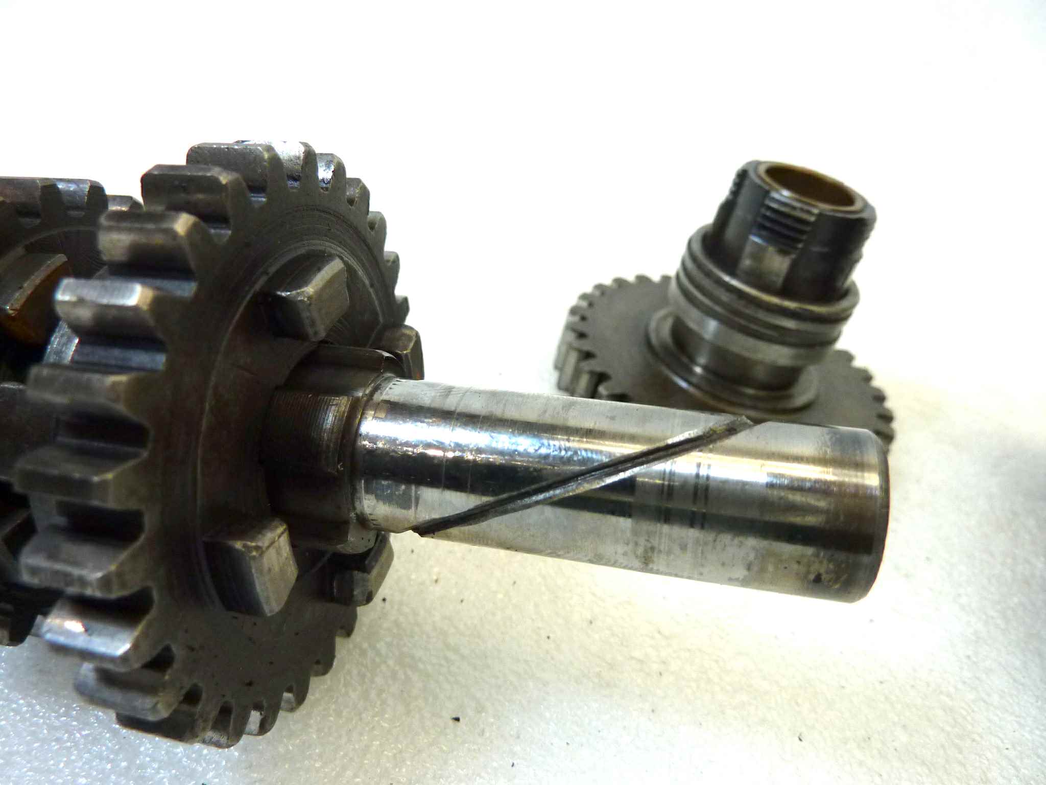 Cambio completo Guzzi Stornello 125 4V presa diretta 30 denti albero primario 17 23 27 denti albero secondario 31 25 21 18 denti - immagine 18