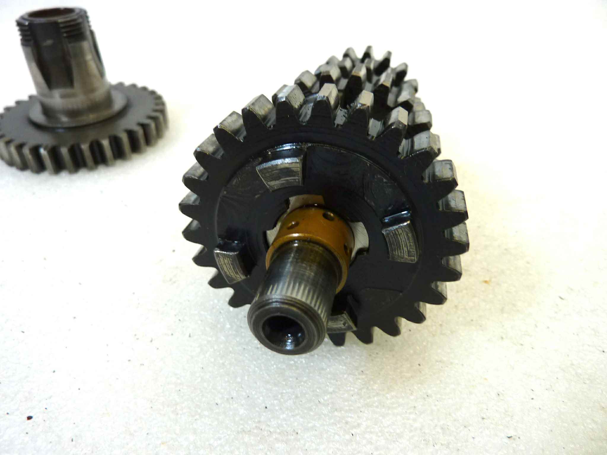 Cambio completo Guzzi Stornello 125 160 5V presa diretta 30 denti albero primario 17 22 25 29 denti albero secondario 26 22 20 18 denti - immagine 12