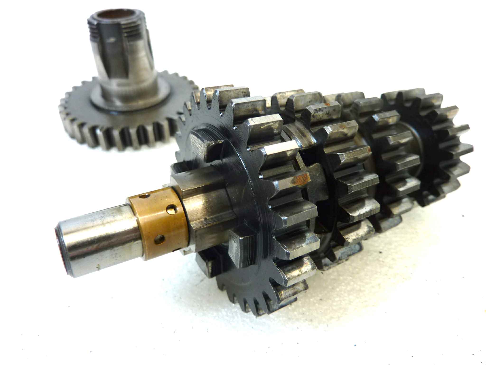 Cambio completo Guzzi Stornello 125 160 5V presa diretta 30 denti albero primario 17 22 25 29 denti albero secondario 26 22 20 18 denti - immagine 14
