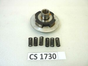 Corpo fisso frizione Guzzi Stornello cod 55081600 con molle 94321135, piatto spingidisco 54082800, anello 55080400, piatto molle