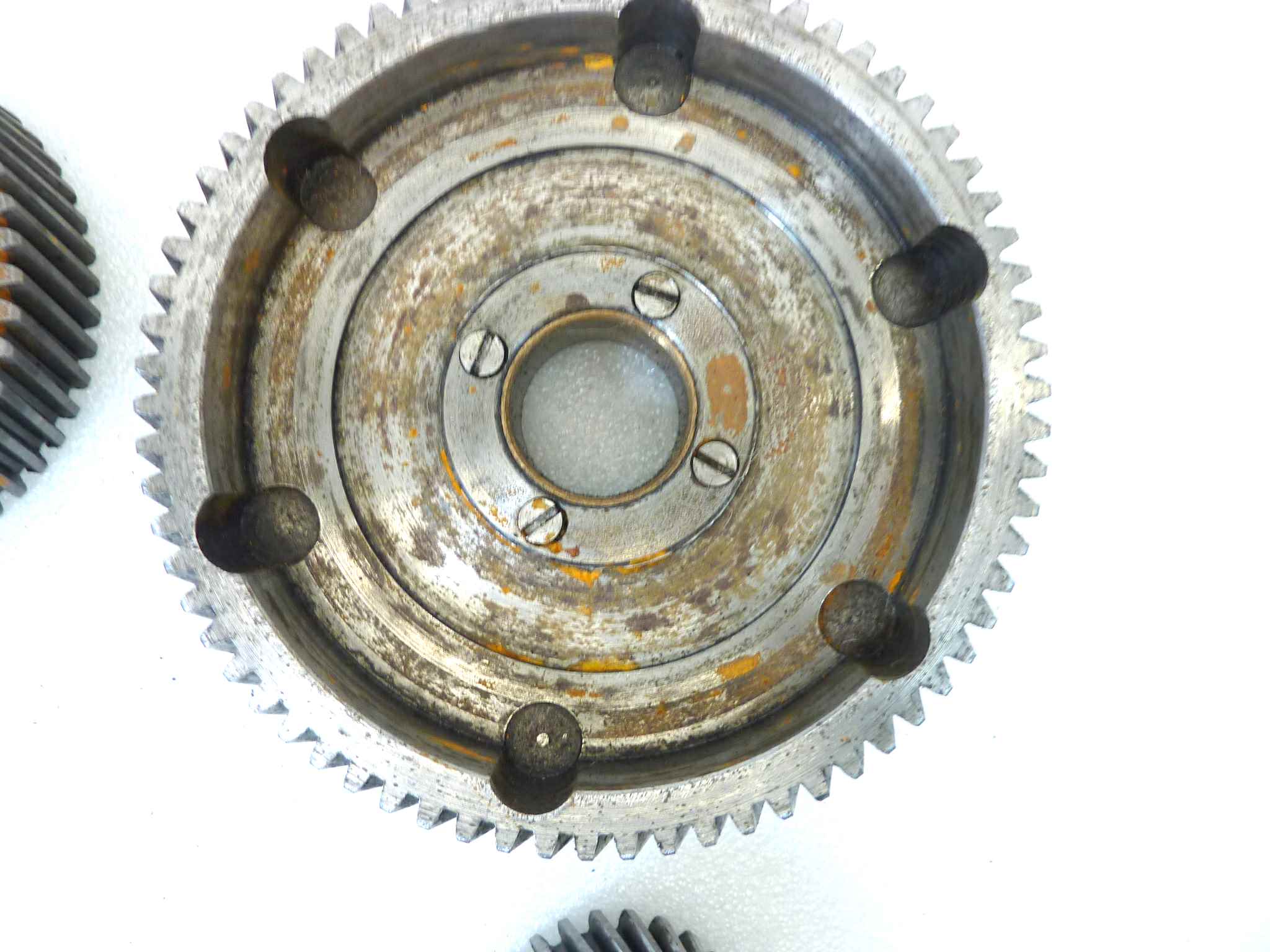 Ingranaggi frizione Guzzi Stornello pompa olio 55147700, pignone motore 55070225, trasmissione 55081100, distribuzione 55040500, piattello 55266900 - immagine 13
