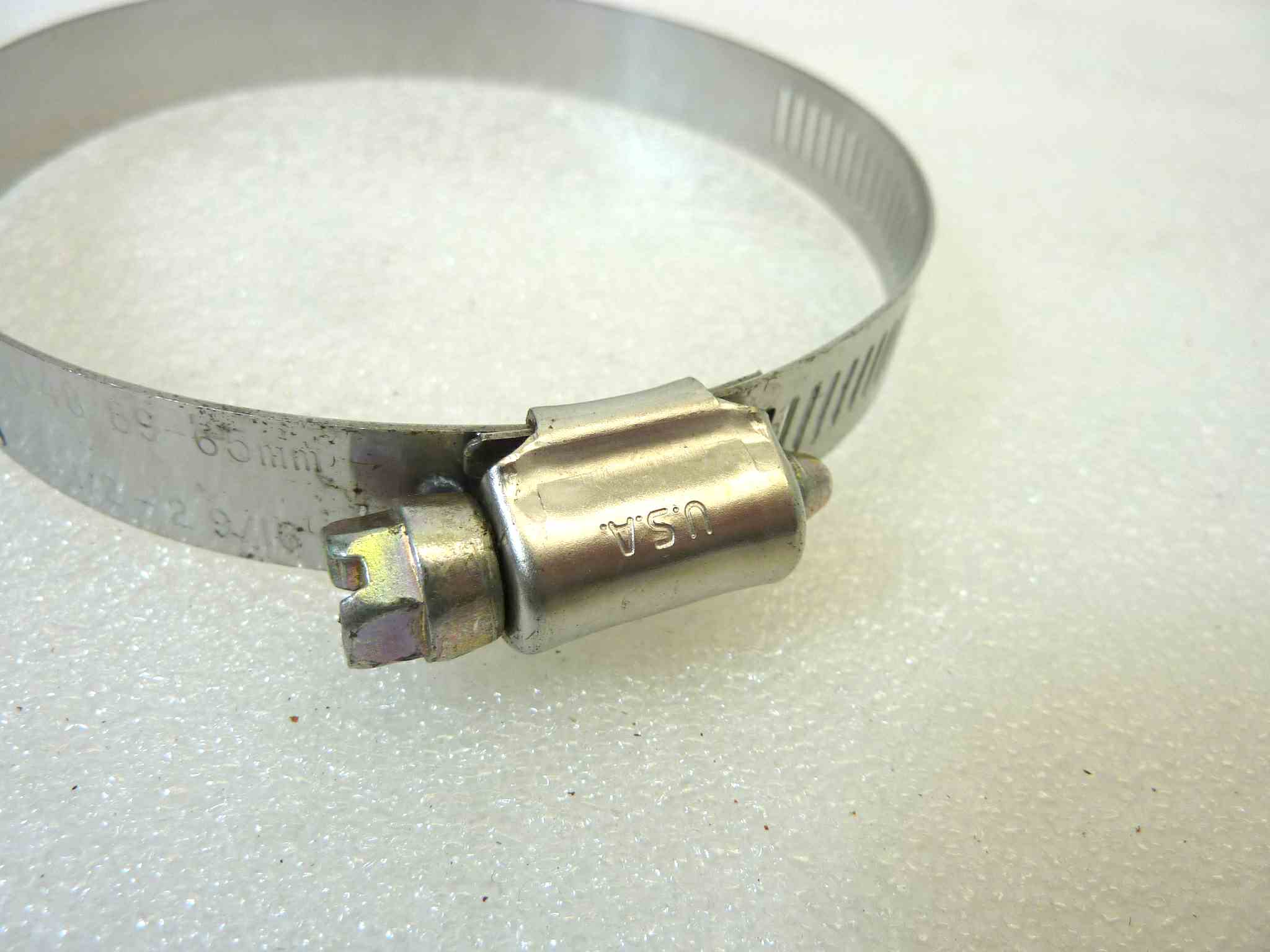 Fascia metallica cassa filtro Uni filter vari modelli no48 89-65 3 1/2 - 2 9/16 GUZZI - immagine 3