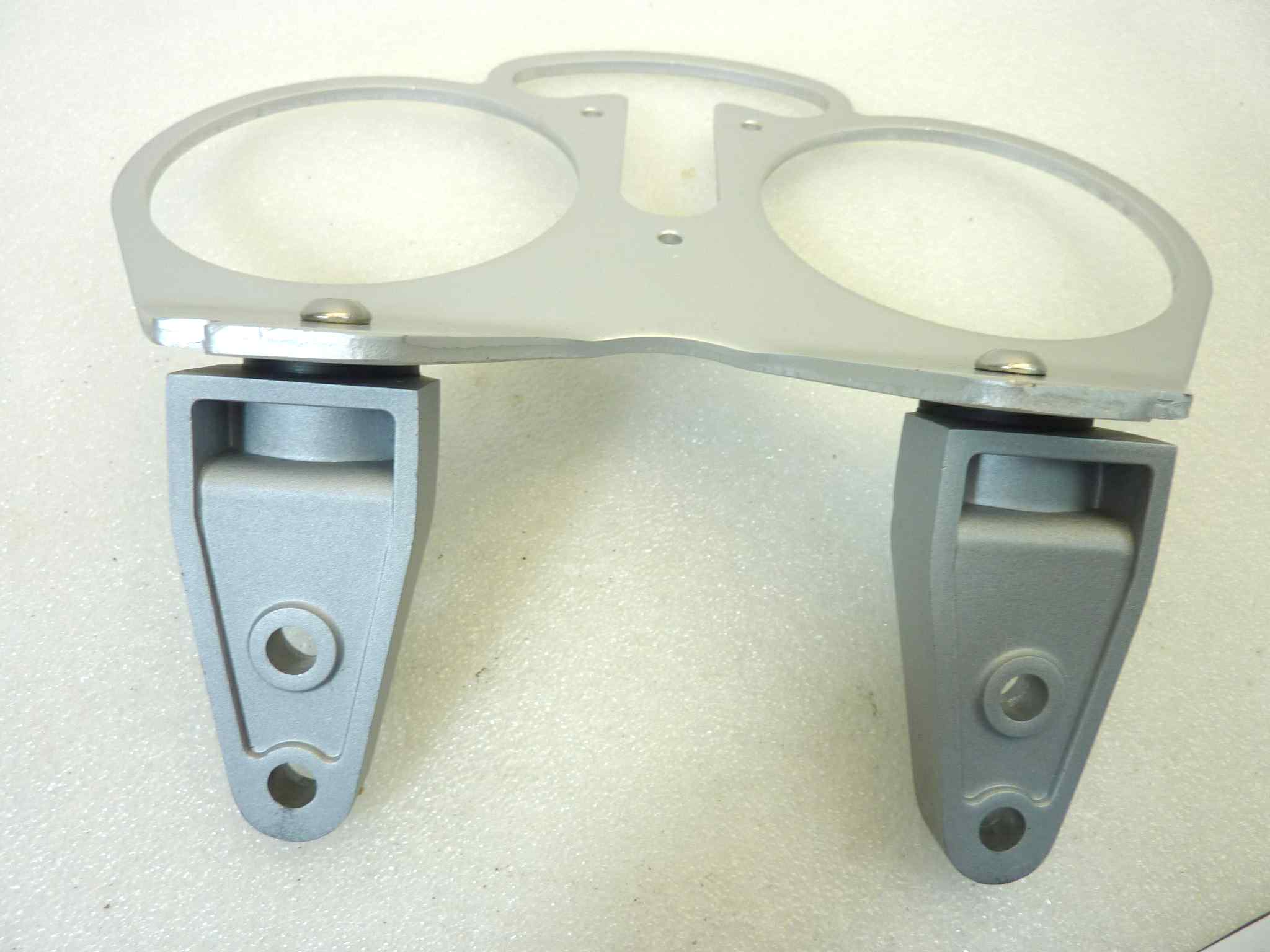 Staffa strumentazione Guzzi California 1100 V10 V11 Sport Mandello piastra cod 02764000 con staffe grigie 01766030 - immagine 3
