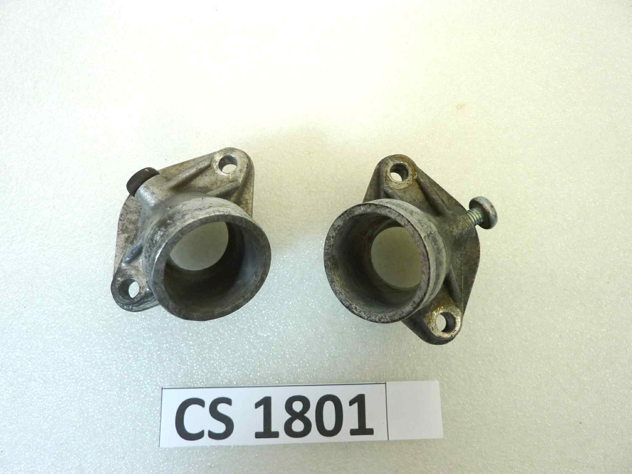 Collettori aspirazione coppia Guzzi V50 diametro imbocco manicotto 33 mm - immagine 2