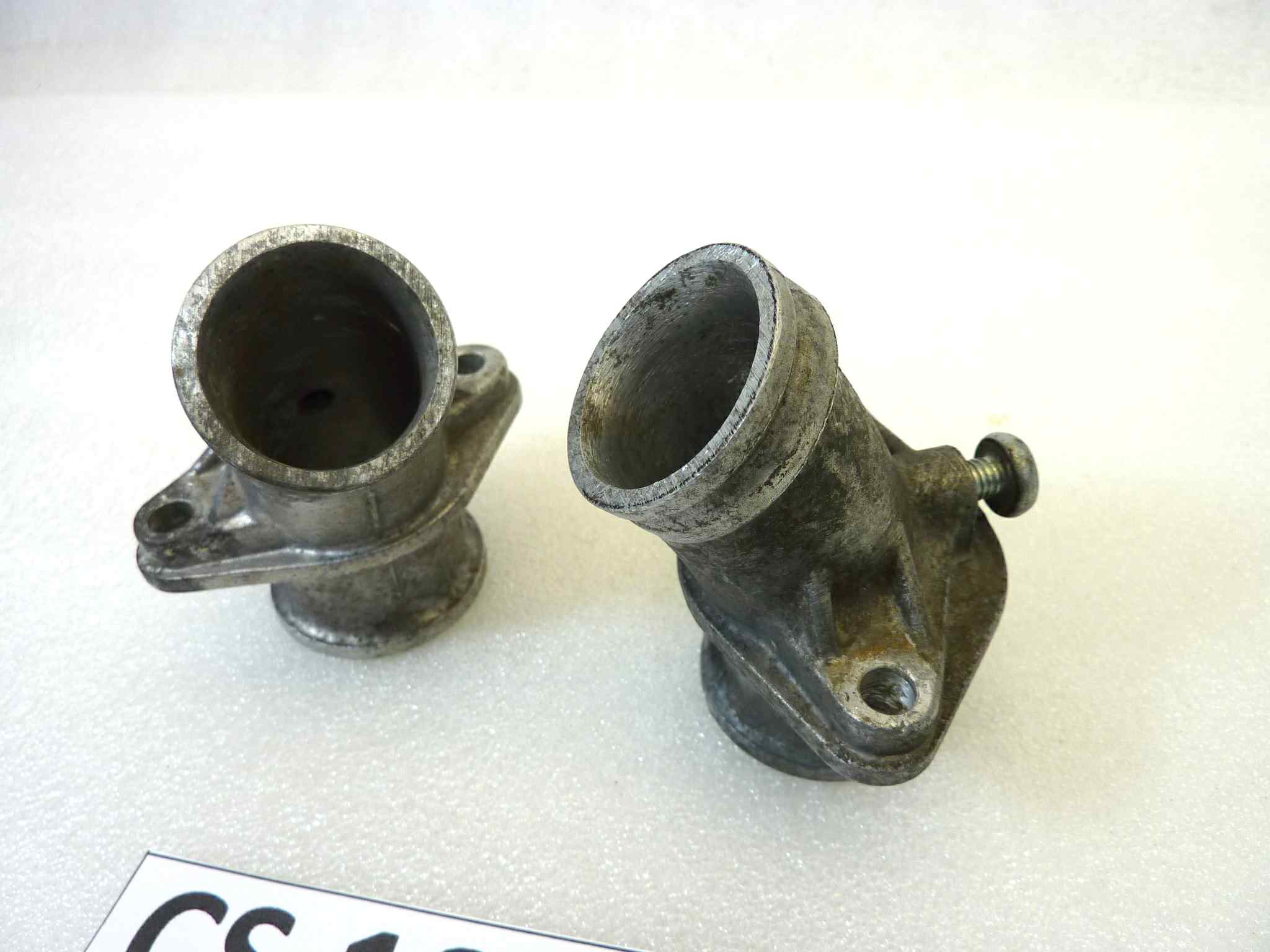 Collettori aspirazione coppia Guzzi V50 diametro imbocco manicotto 33 mm - immagine 4