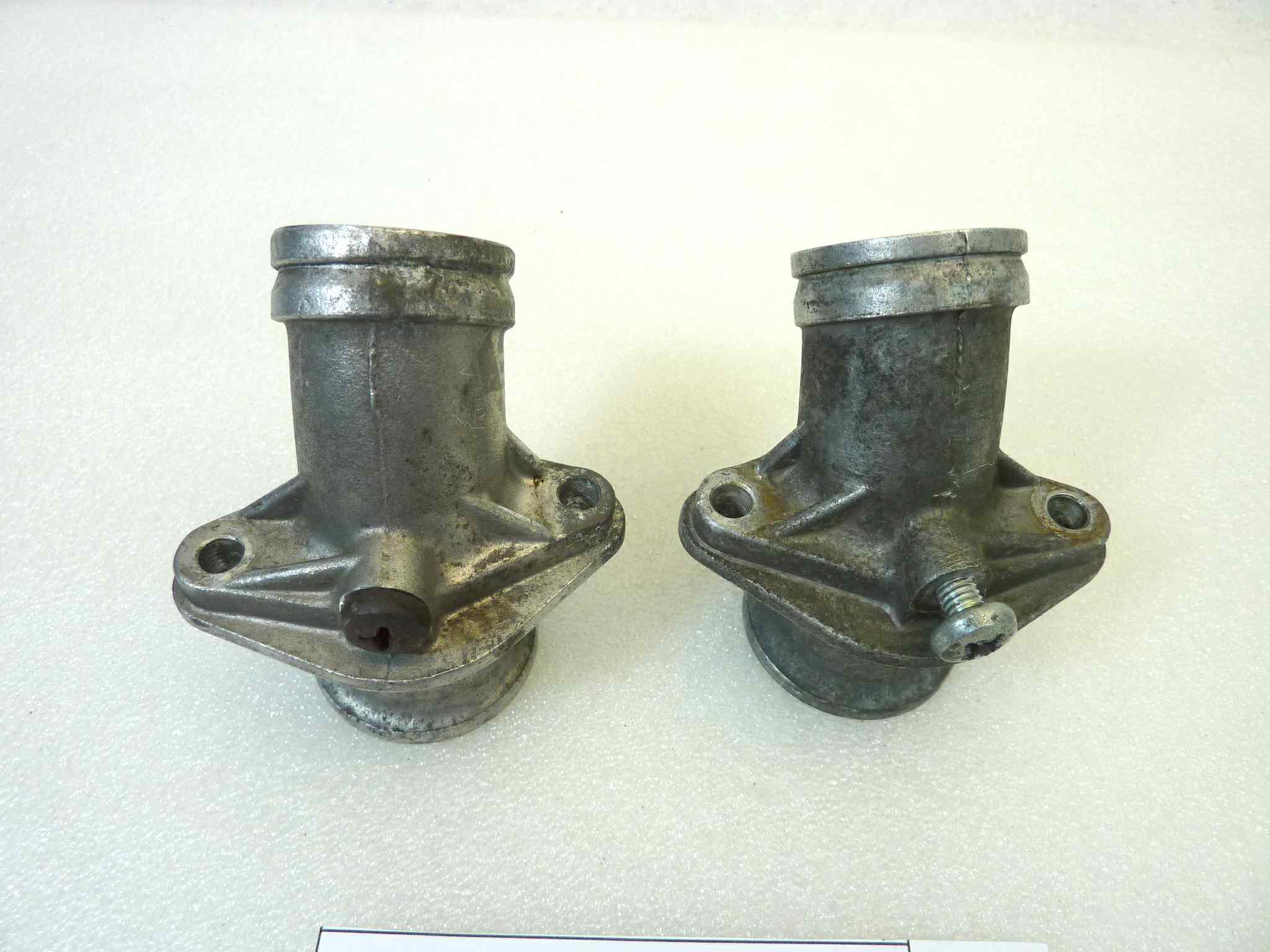 Collettori aspirazione coppia Guzzi V50 diametro imbocco manicotto 33 mm - immagine 5