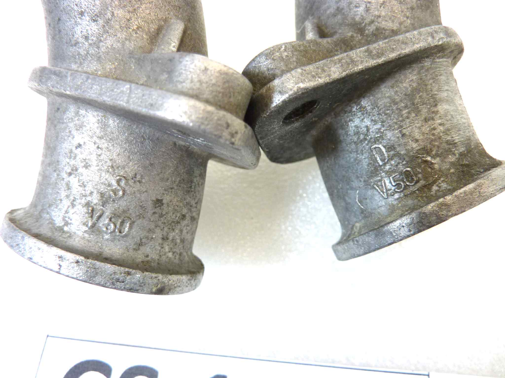 Collettori aspirazione coppia Guzzi V50 diametro imbocco manicotto 33 mm - immagine 16
