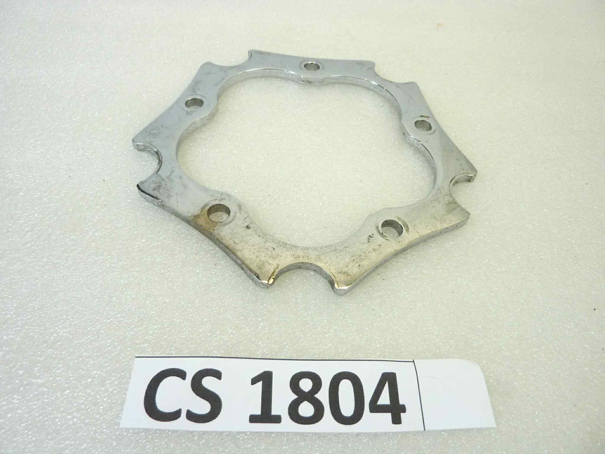 Flangia disco freno Guzzi 1000 California III - VW 1988-1994
1000 Le Mans IV - VV 1984-1987
1000 Le Mans V - VV 1988-1994
1000 S - VV 1990-1993
1000 SP III - VN 1988-1996
1100 California - KC 1994-1997
850 T5 P.A. - VR400 1994-2001
California 1000 i.e. - VY 1990-1994
California 1100 i.e. - KC 1994-1995 cromata