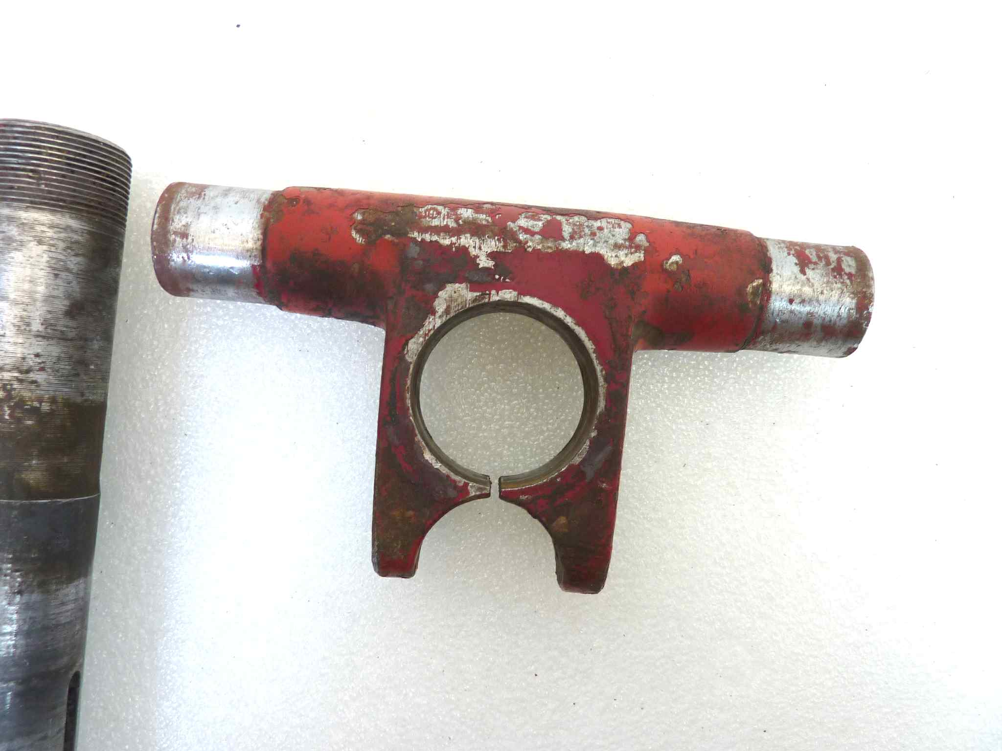 Piastra di sterzo Moto Guzzi Airone 250 base e testa dello sterzo - immagine 4