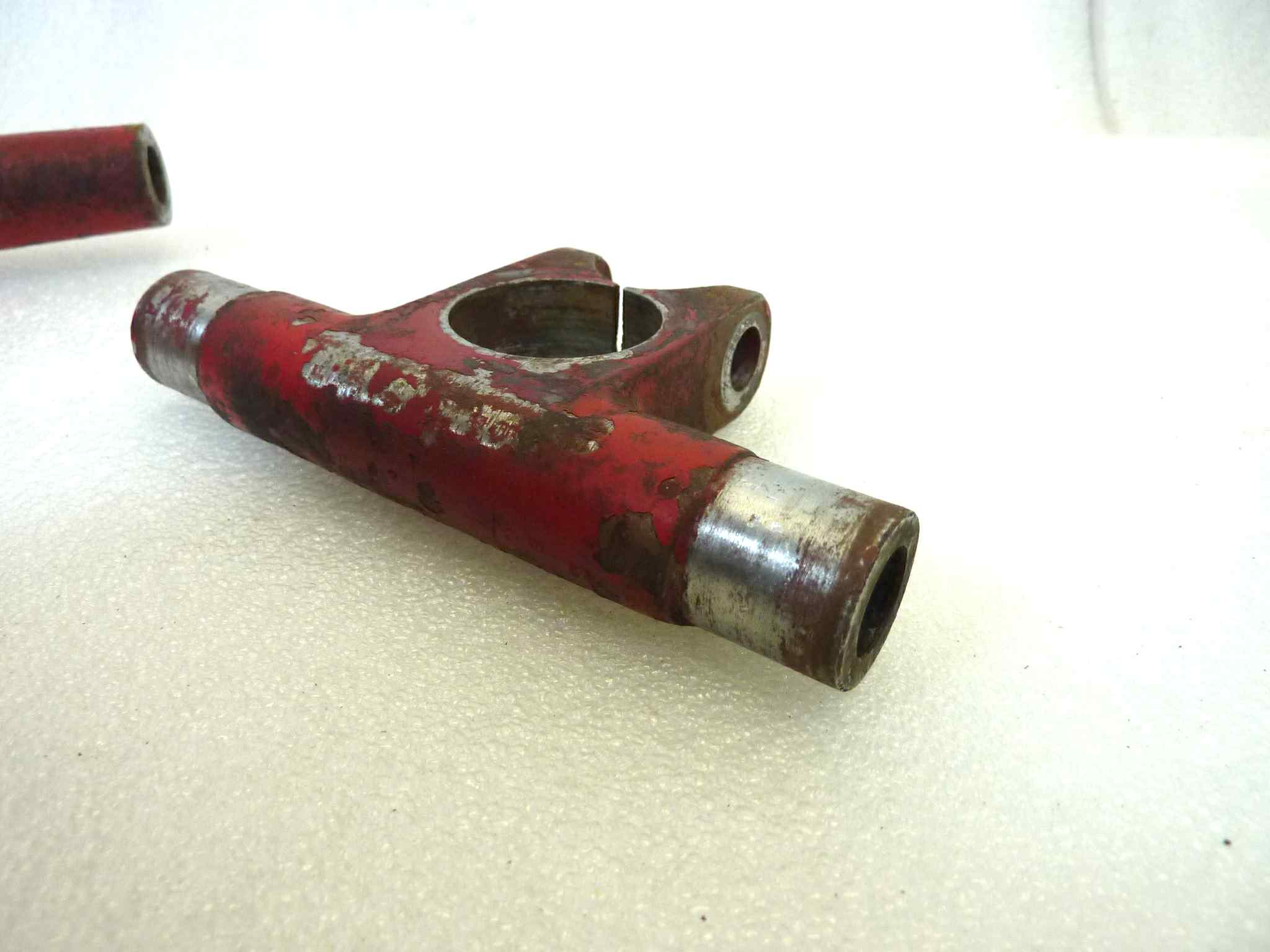Piastra di sterzo Moto Guzzi Airone 250 base e testa dello sterzo - immagine 11