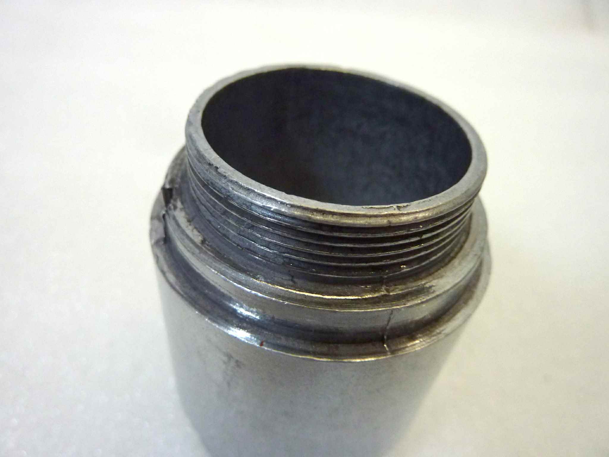 Collettore aspirazione Guzzi dritto diametro imbocco esterno 40 mm interno 34 mm - immagine 3