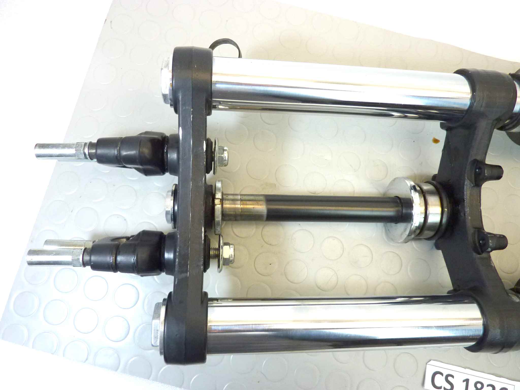 Forcella anteriore Moto Guzzi NTX 750 PA con riser manubrio supporti - immagine 4