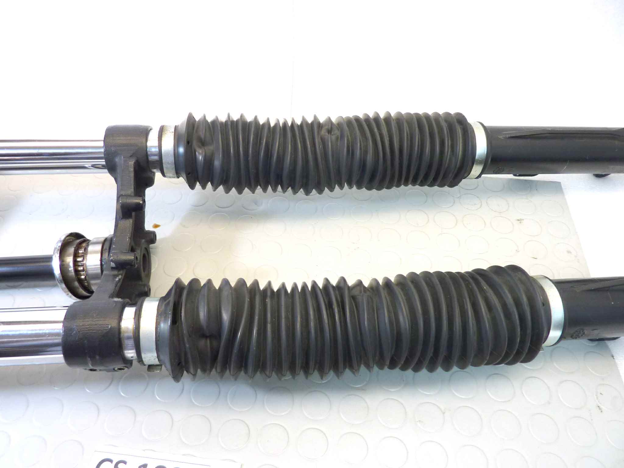 Forcella anteriore Moto Guzzi NTX 750 PA con riser manubrio supporti - immagine 5