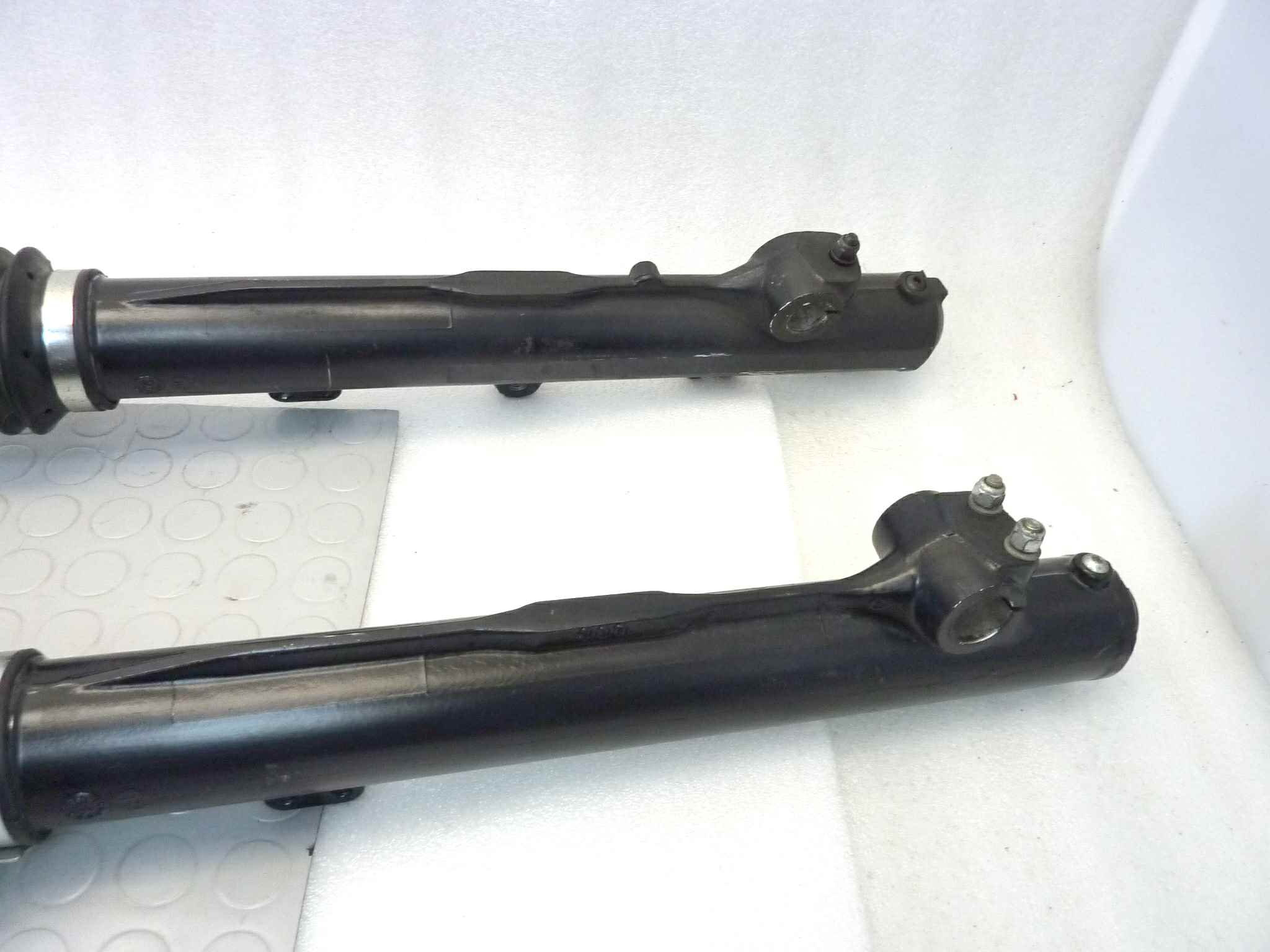 Forcella anteriore Moto Guzzi NTX 750 PA con riser manubrio supporti - immagine 6