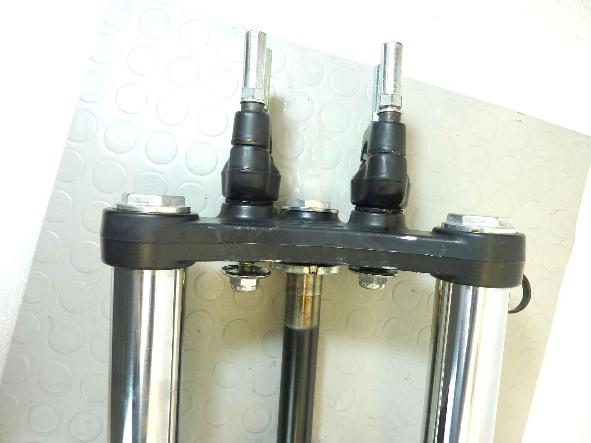 Forcella anteriore Moto Guzzi NTX 750 PA con riser manubrio supporti - immagine 7
