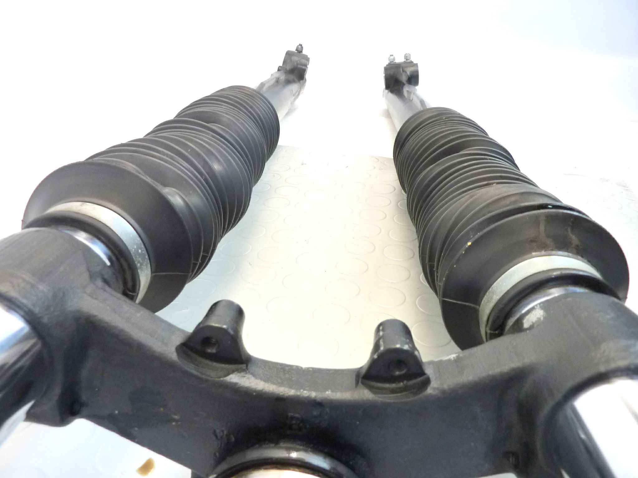 Forcella anteriore Moto Guzzi NTX 750 PA con riser manubrio supporti - immagine 8