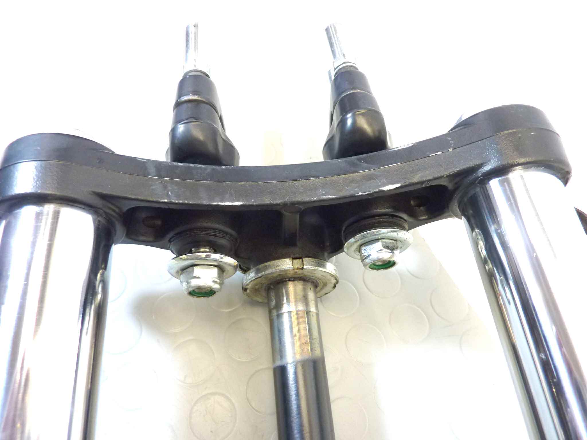 Forcella anteriore Moto Guzzi NTX 750 PA con riser manubrio supporti - immagine 12