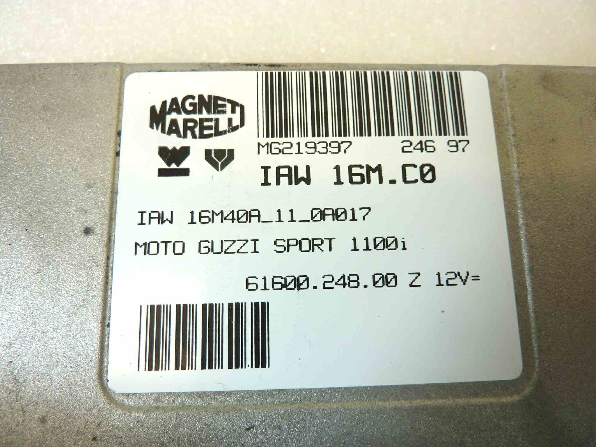 Centralina CDI ECU Guzzi Sport 1100 IE Magneti Marelli 6160224800 vedi foto per codici - immagine 2