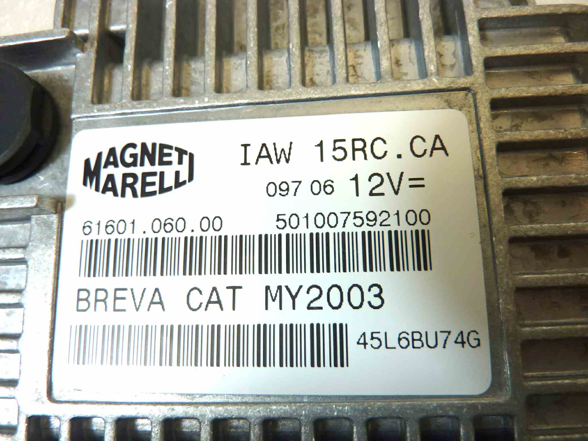 Centralina CDI ECU Guzzi Breva cat MY 2003 Magneti Marelli 6160106000 vedi foto per codici - immagine 2