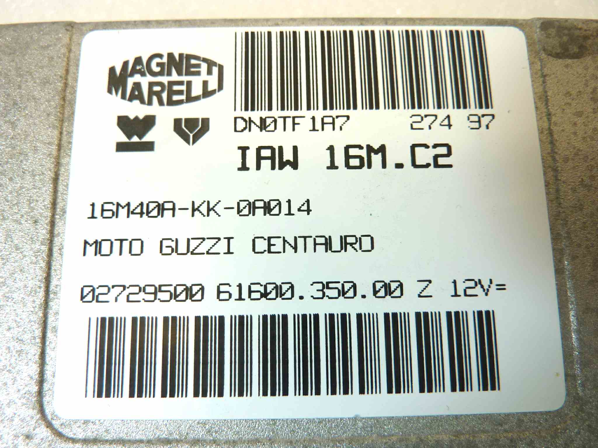 Centralina CDI ECU Guzzi V10 Centauro Magneti Marelli 6160035000 vedi foto per codici - immagine 3