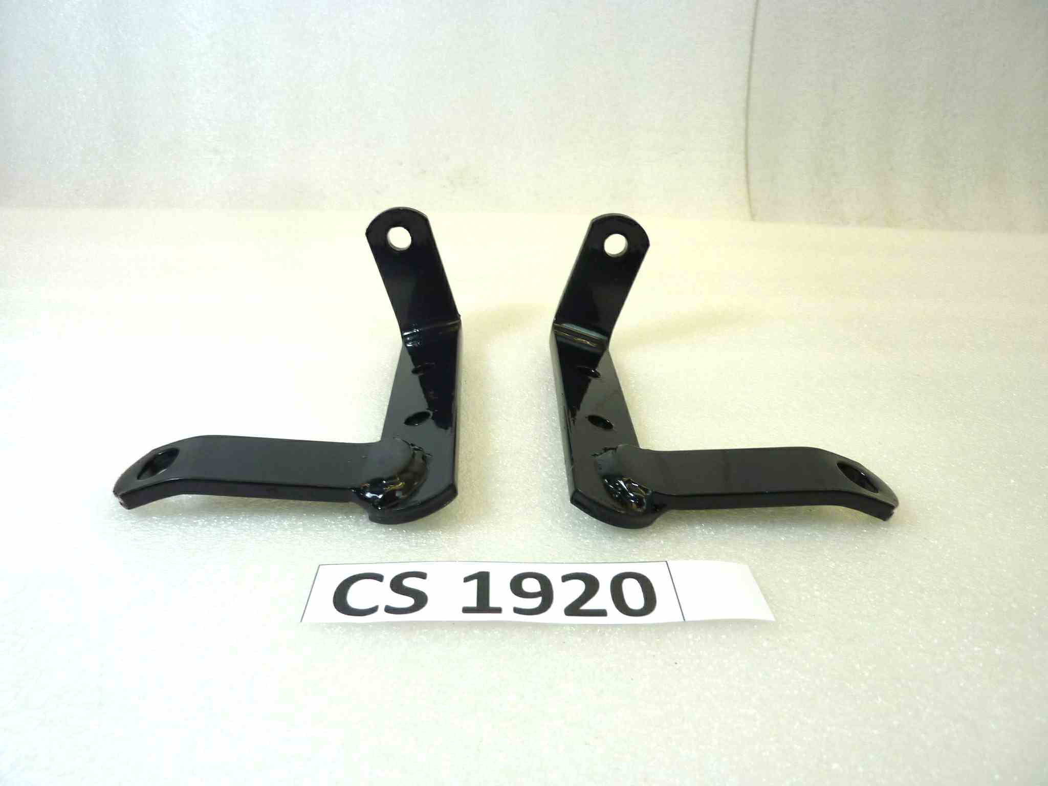 Coppia staffe parabrezza Guzzi California 1000 II cod 29506900 sx 29506800 dx NUOVO Fondo di magazzino Leggi descrizione - immagine 2