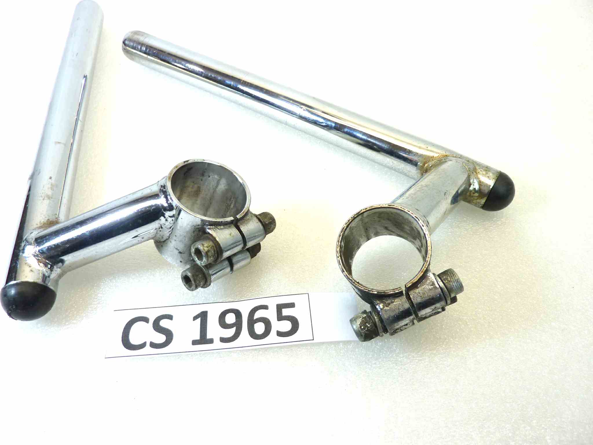 Coppia semimanubri Guzzi V35 Imola V50 Monza diametro a riposo 31 mm - immagine 6
