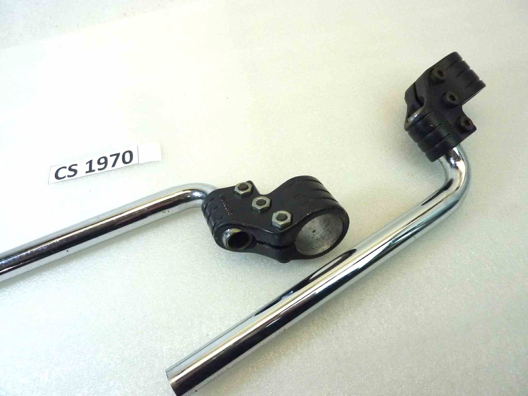 Semimanubri moto epoca Verlicchi diametro stelo 37 mm a riposo diametro semimanubrio 22 mm - immagine 9