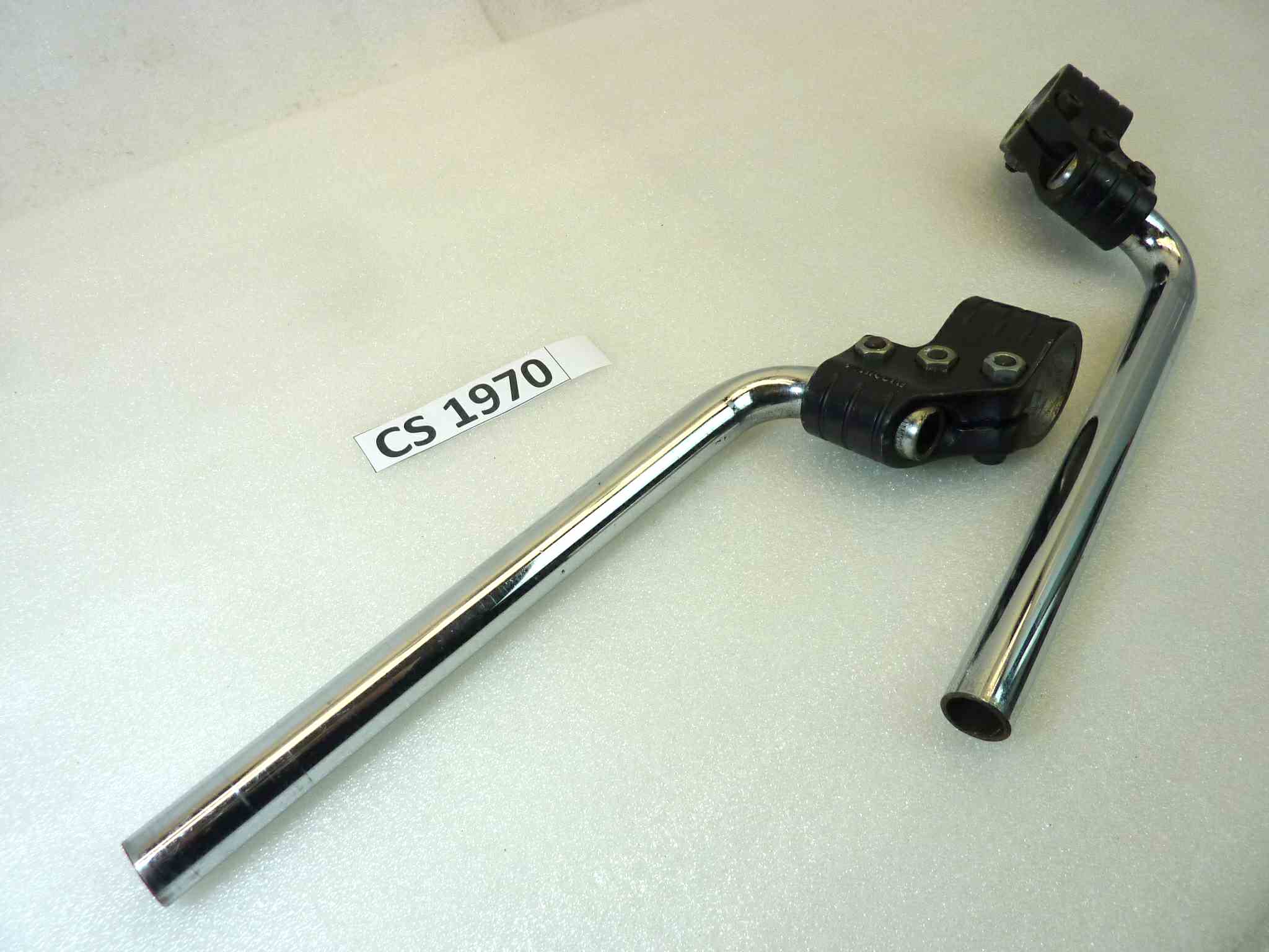 Semimanubri moto epoca Verlicchi diametro stelo 37 mm a riposo diametro semimanubrio 22 mm - immagine 10