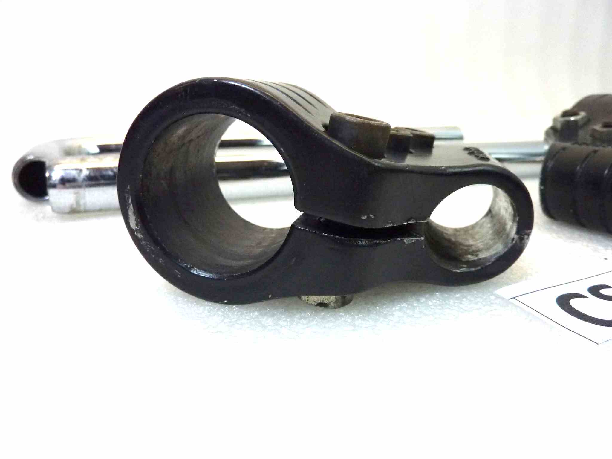 Semimanubri moto epoca Verlicchi diametro stelo 34 mm a riposo diametro semimanubrio 22 mm - immagine 5