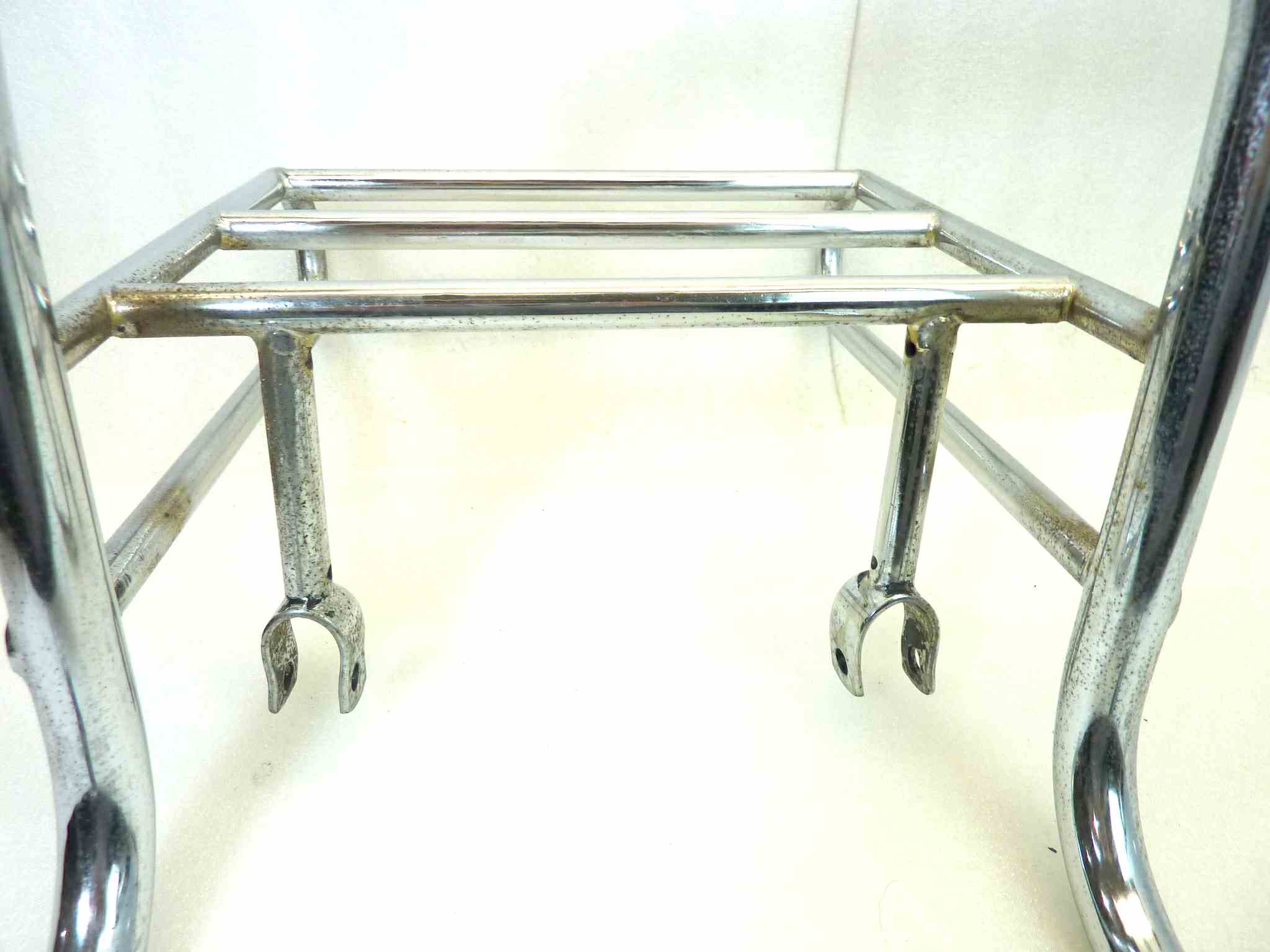 Portapacchi Moto Guzzi lungh tot 50 cm larghezza attacchi anteriori 29,5 cm interasse attacchi posteriori 18,5 cm - immagine 9