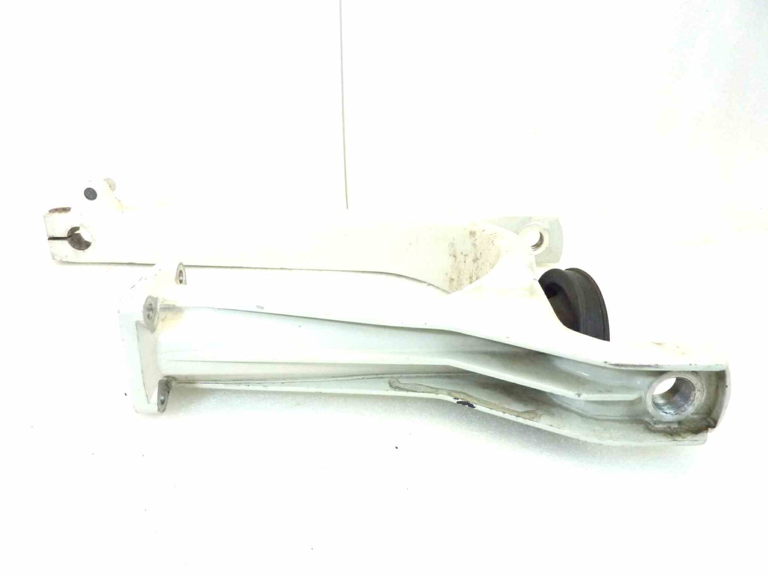 Forcellone posteriore bianco Guzzi V35 II V50 III PA vigili interasse 41 cm cod 19540200 - immagine 7