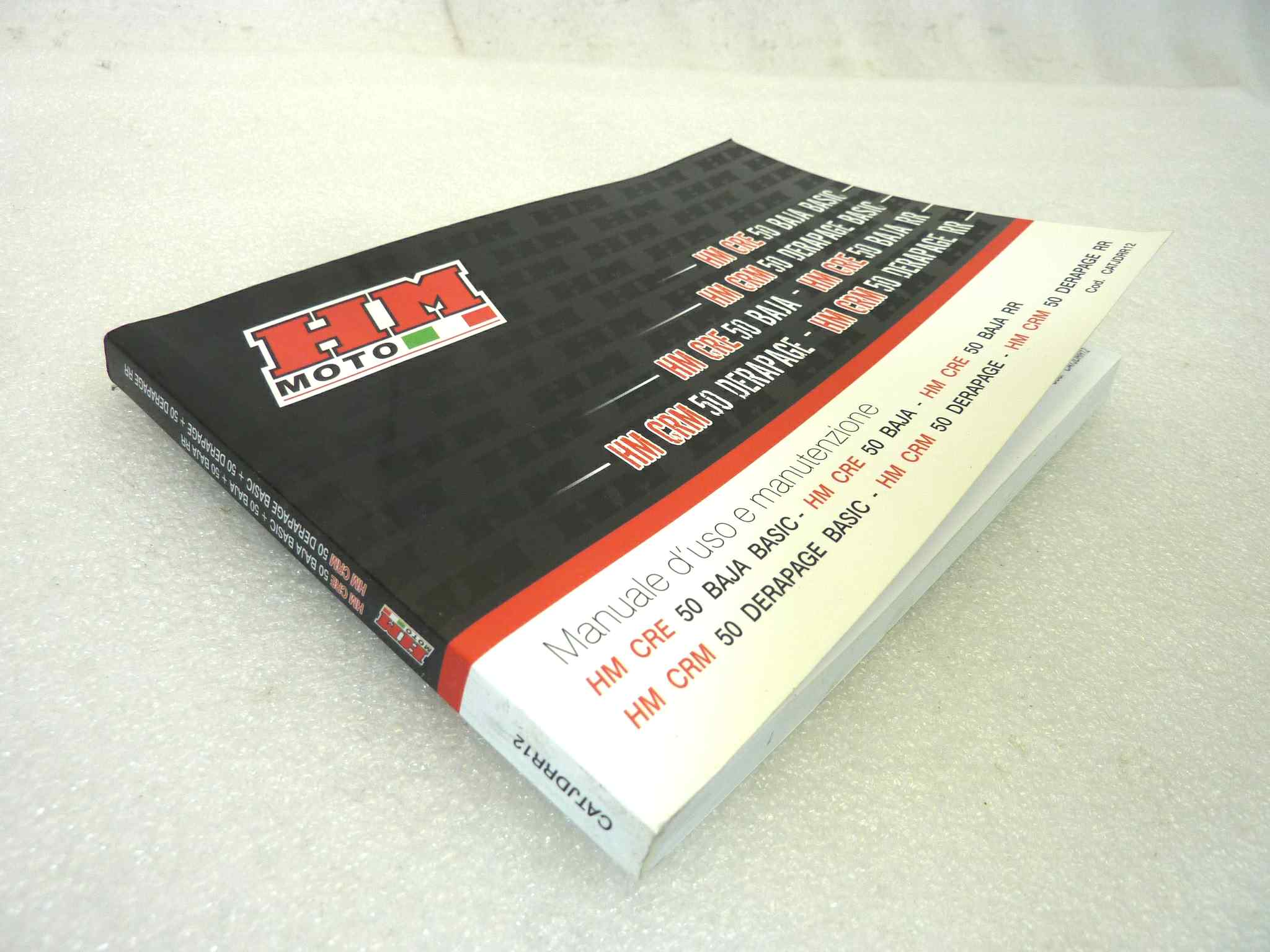 Libretto uso e manutenzione Honda CRE 50 Baja Basic RR CRM 50 Derapage Basic RR manuale utente ORIGINALE ita dim 17 x 12 cm NUOVO fondo di magazzino, LEGGI DESCRIZIONE - immagine 5