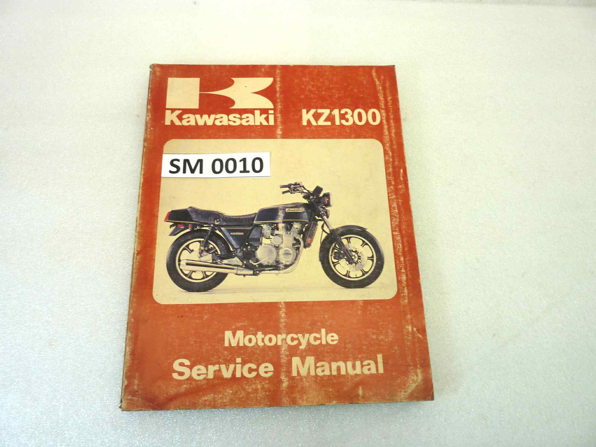 Manuale officina Kawasaki KZ1300 Shop Manual ORIGINALE eng - Motorcycle service Manual WORKSHOP riparazione dim 21,7 x 28 cm