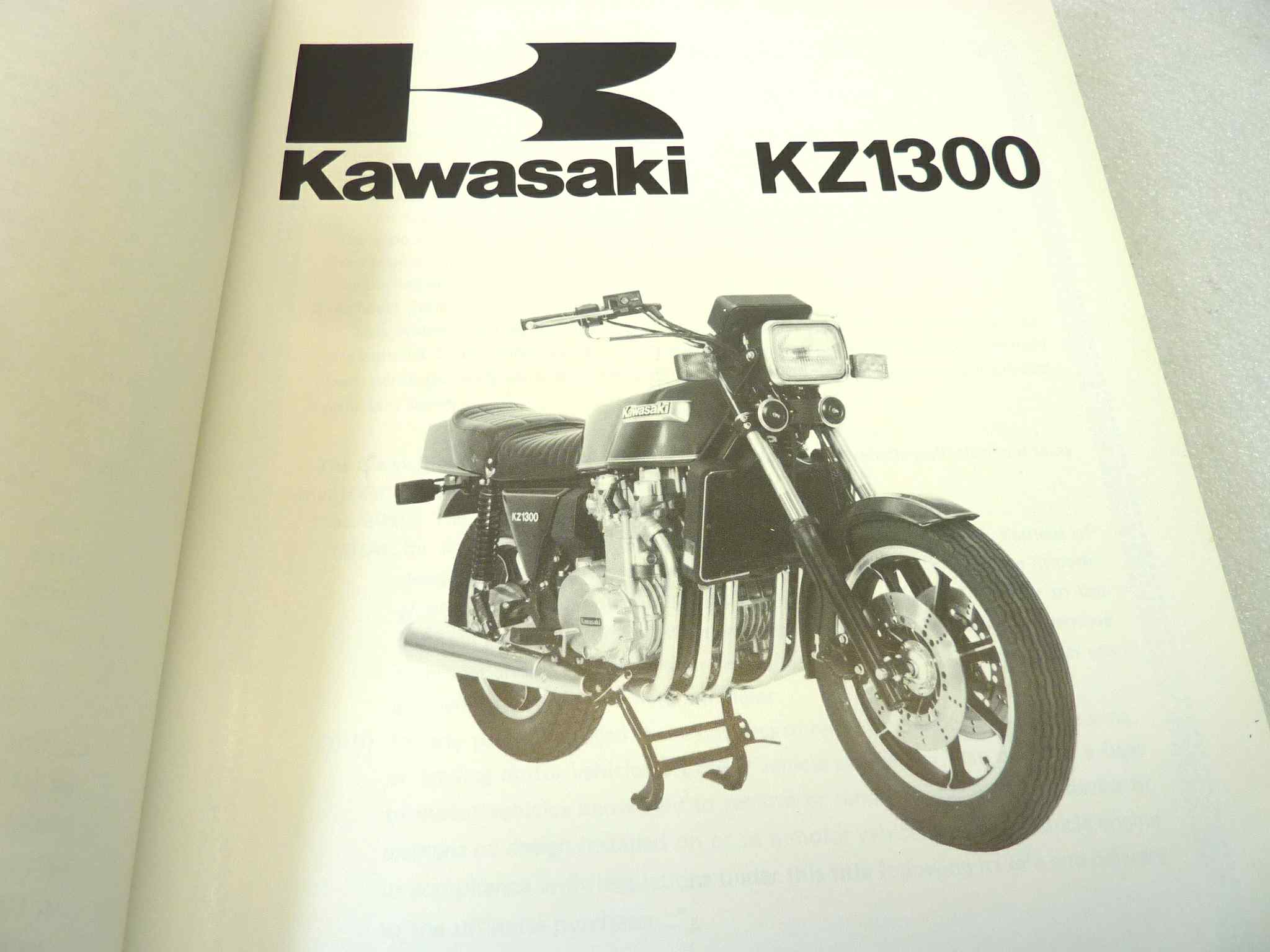Manuale officina Kawasaki KZ1300 Shop Manual ORIGINALE eng - Motorcycle service Manual WORKSHOP riparazione dim 21,7 x 28 cm - immagine 5