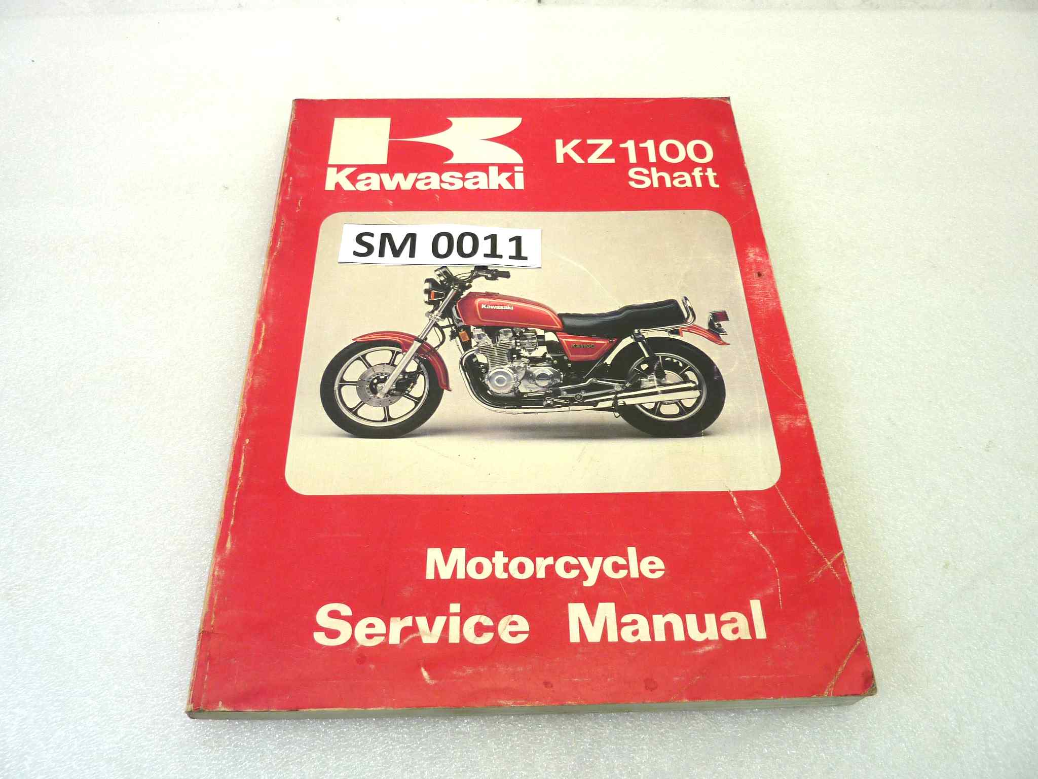 Manuale officina Kawasaki KZ1100 Shaft Shop Manual ORIGINALE eng - Motorcycle service Manual WORKSHOP riparazione dim 21,7 x 28 cm