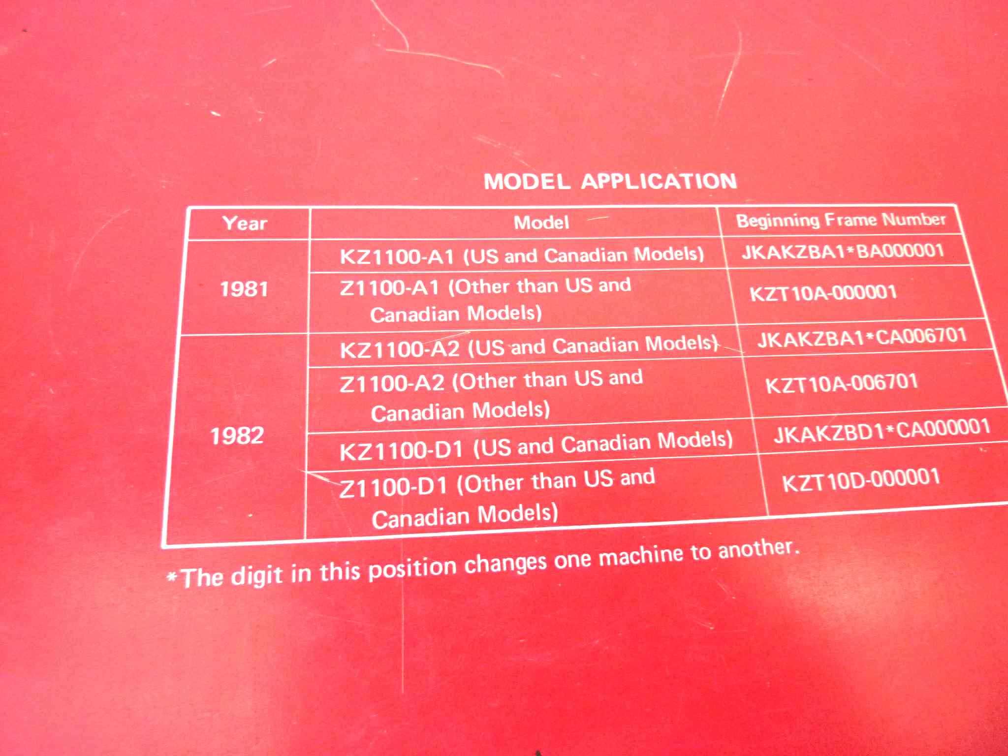 Manuale officina Kawasaki KZ1100 Shaft Shop Manual ORIGINALE eng - Motorcycle service Manual WORKSHOP riparazione dim 21,7 x 28 cm - immagine 4