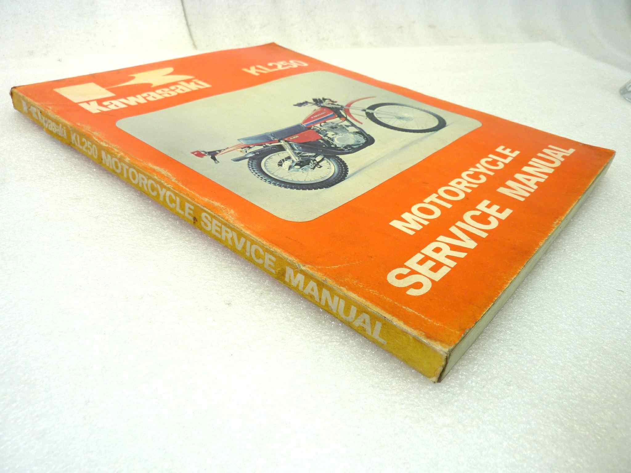 Manuale officina Kawasaki KL250 Shop Manual ORIGINALE eng - Motorcycle service Manual WORKSHOP riparazione dim 21,7 x 28 cm - immagine 5