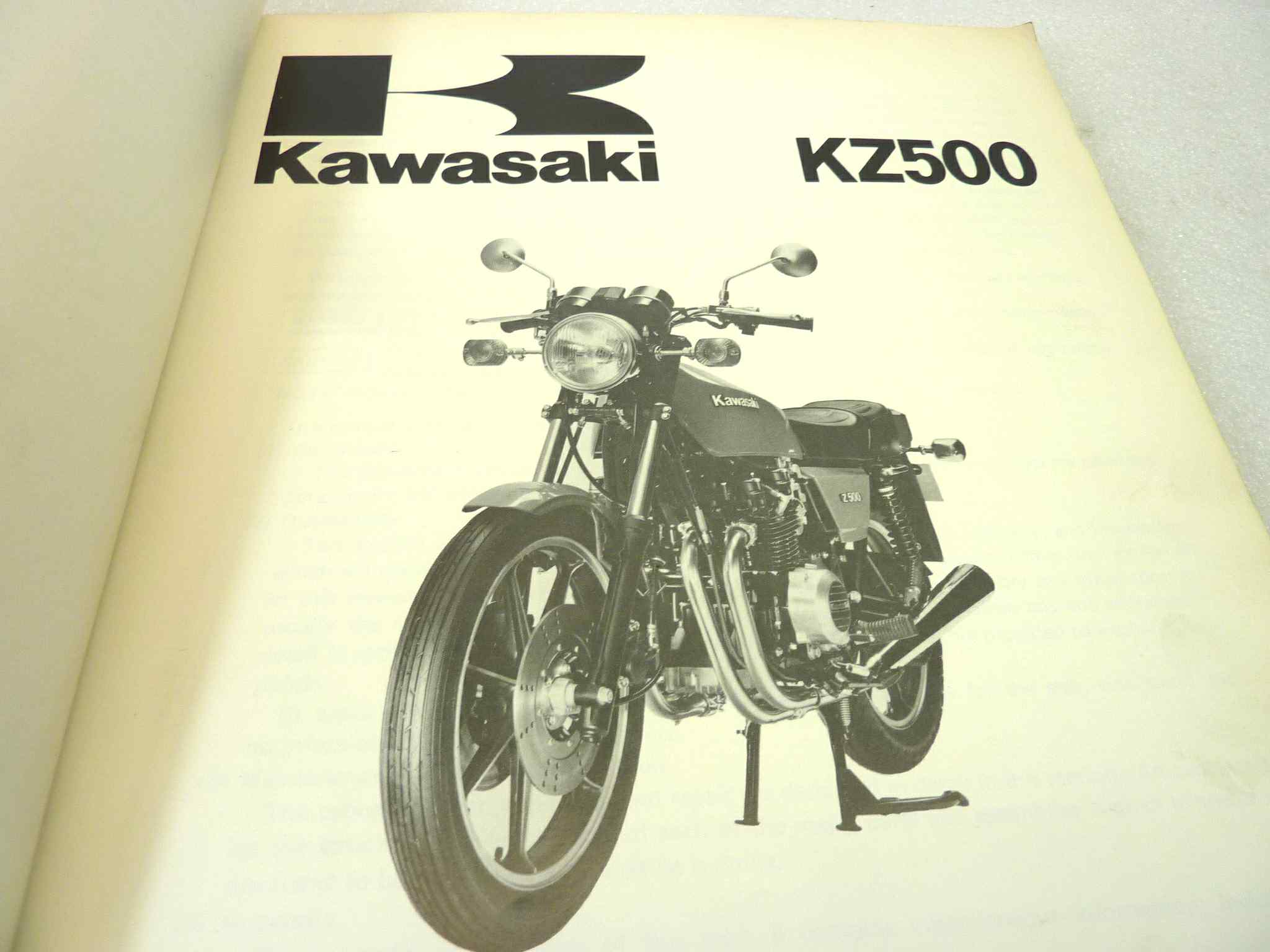 Manuale officina Kawasaki KZ500 Shop Manual ORIGINALE eng - Motorcycle service Manual WORKSHOP riparazione dim 21,7 x 28 cm - immagine 3